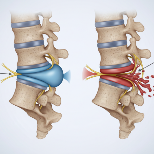 diferença entre protusão discal e hérnia de disco na coluna vertebral